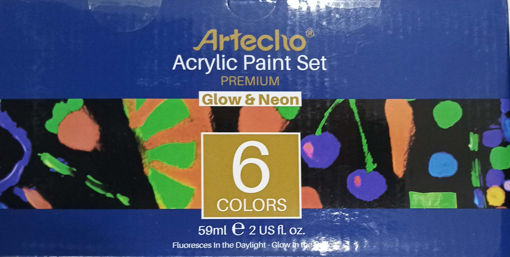 Picture of Acrylic 6colors Discounted 30% Glow Artecho