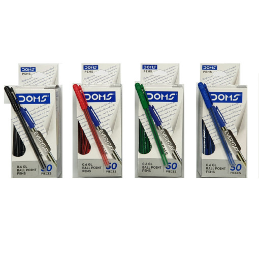 Picture of Ball Pen Blue 0.6mm Doms