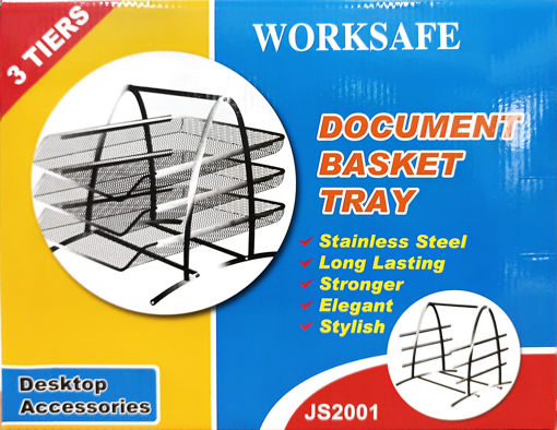 Picture of Document Tray 3Parts Black Stainless