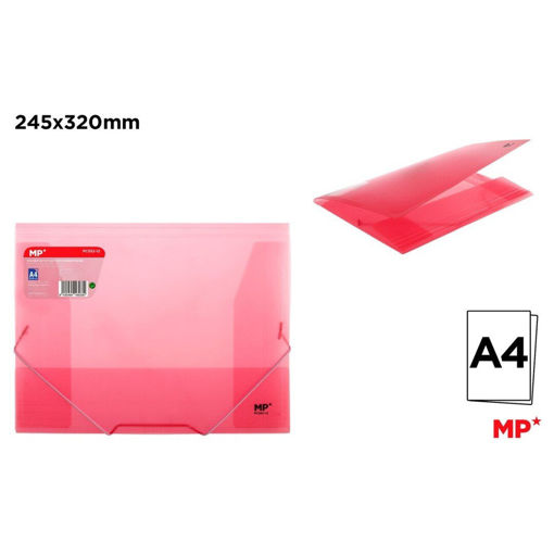 Picture of Elastic File A4 Coral Plastic MP
