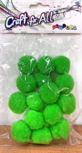 Picture of Pompoms 15Pcs Light Green Craft for all