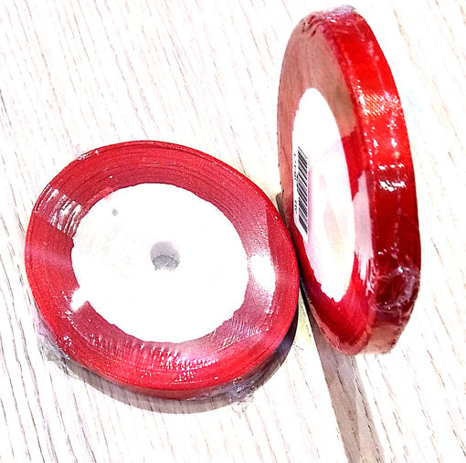 Picture of Ribbon Fine Red Christmas, Satin