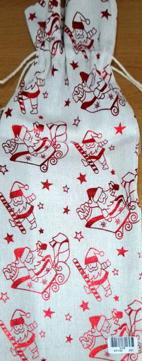 Picture of Sac jute noel pour bouteille