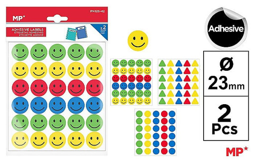 Picture of Stickers 60pcs Multi Colors Smiley You MP