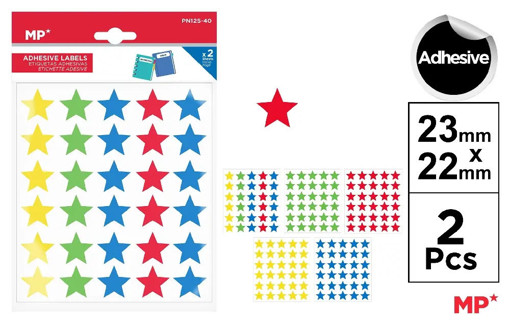 Picture of Stickers 60pcs Multi Colors Stars MP