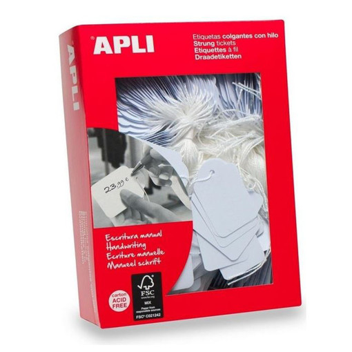 Picture of String Tags 45x65mm Apli