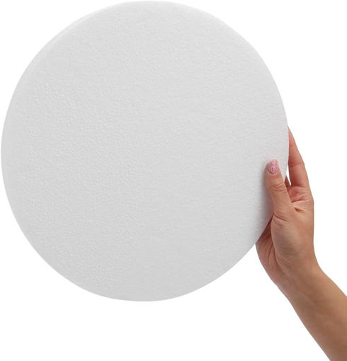 Picture of Styrofoam White 35cm Circle