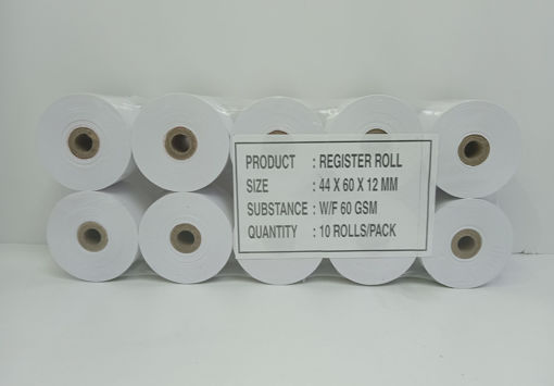 Picture of Thermal Paper (44x60x12mm)10pcs 60gr Calculator