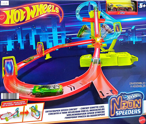 Picture of Hotwheels Age 5+ Mattel, Neon Speeders