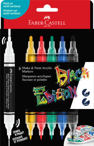 Picture of Acrylic Marker 6colors Faber-Castell