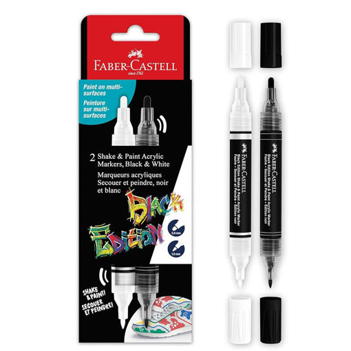 Picture of Acrylic Marker Black/White Faber-Castell