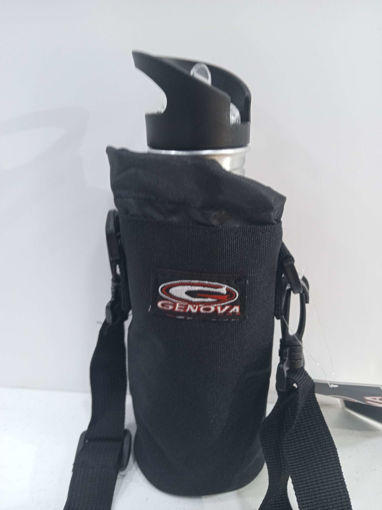 Picture of Aluminium Water Bottle 430ml Black Genova