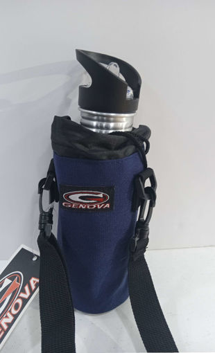 Picture of Aluminium Water Bottle 430ml Dark blue Genova