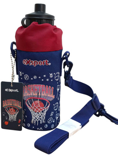 Picture of Aluminium Water Bottle 500ml Basketball Exsport