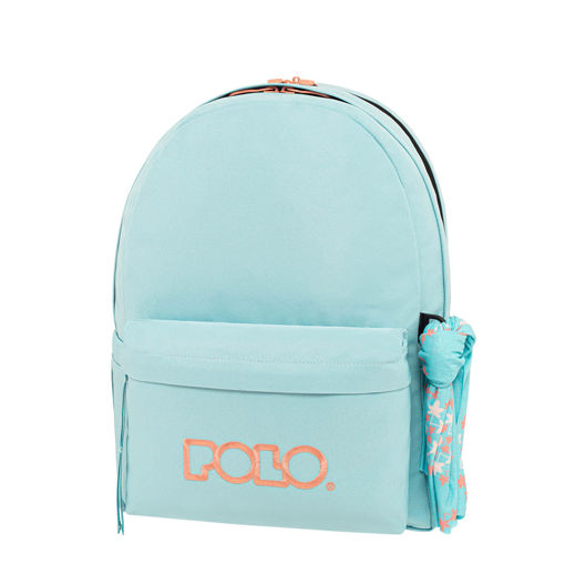 Picture of Backpack 1Comp. Large Cyan Single Scarf Polo