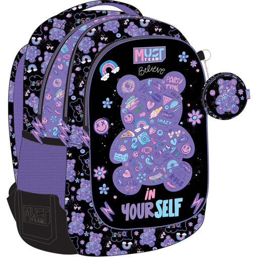 Picture of Backpack Large 3Parts Gummy Bear Must