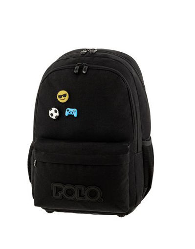 Picture of Backpack Large Black With Pins