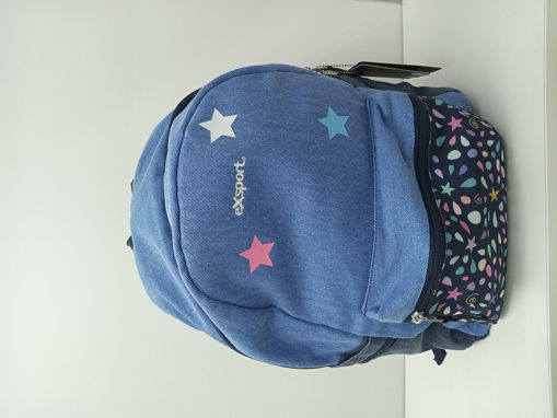 Picture of Backpack Large Denim Blue Girls Exsport