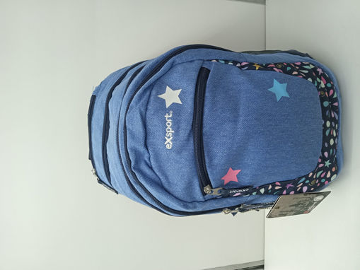 Picture of Backpack Large Denim Blue Girls Exsport
