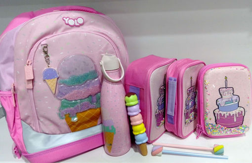 Picture of Backpack Large Pink Girls Yolo