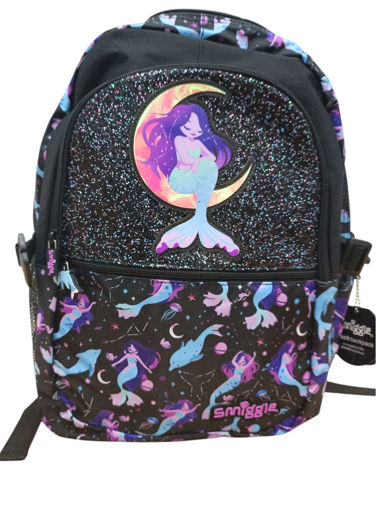 Picture of Backpack Medium Black 17in Mermaid Smiggle
