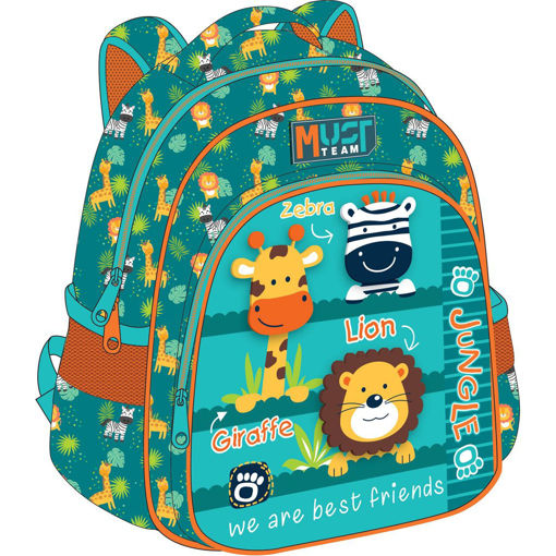 Picture of Backpack Small Boys 2Compartments Animals Must
