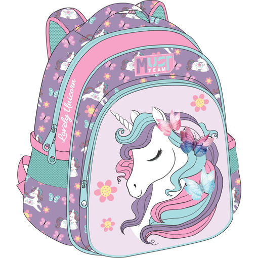 Picture of Backpack Small Girls 2Compartments Unicorn Must