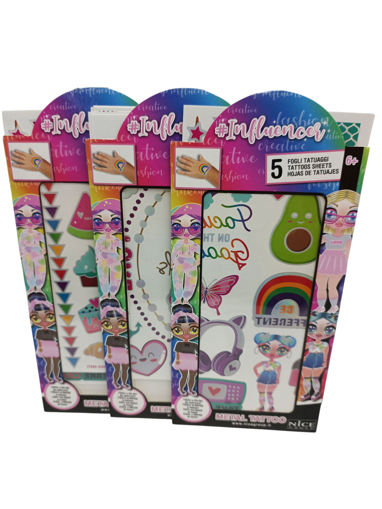 Picture of Influencer Age 6+  5pcs Tattoo Nice Group