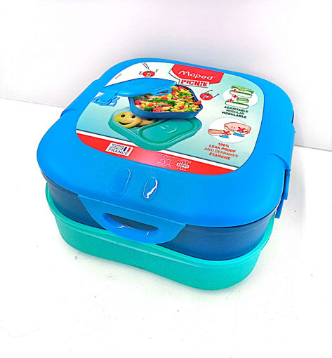 Picture of Lunch Bag 14x14cm Duo Colors Plastic Maped