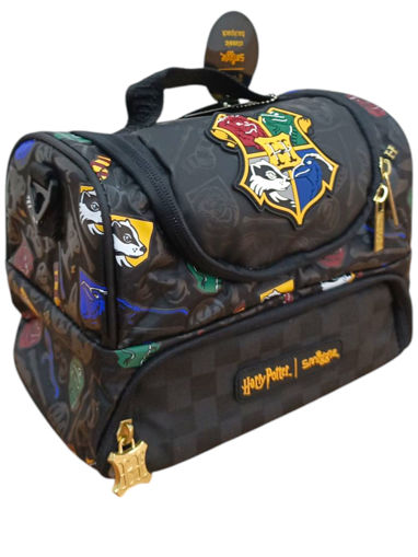 Picture of Lunch Bag Double Black Harry Potter Smiggle