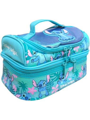 Picture of Lunch Bag Double Cyan Stitch Smiggle