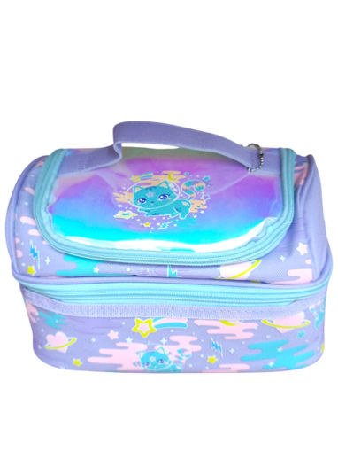 Picture of Lunch Bag Double Neon Color Kittens Smiggle