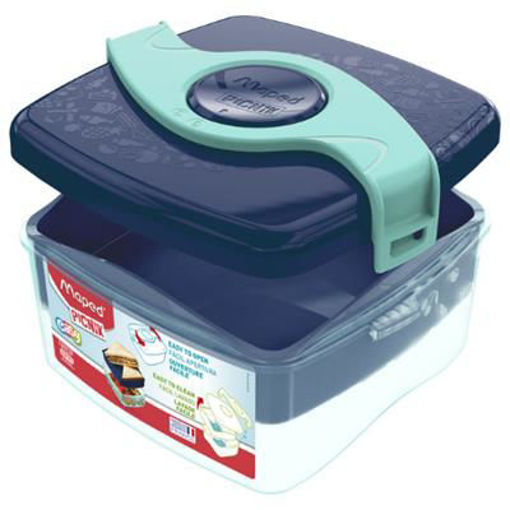 Picture of Lunch Box Blue/Green  Maped