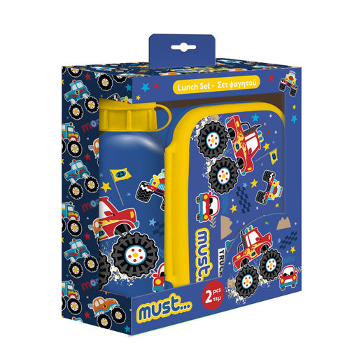 Picture of Lunch box Set +Water Bottle Must, Big Truck