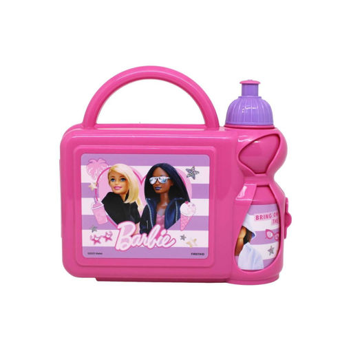 Picture of Lunch box Set Pink Plastic Barbie