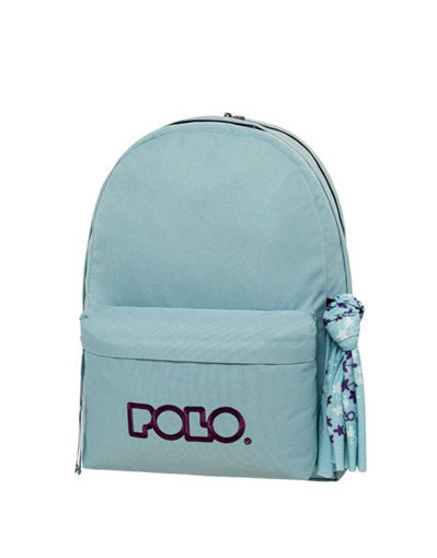 Picture of Multiple Compartment Large Light Blue Double scarf