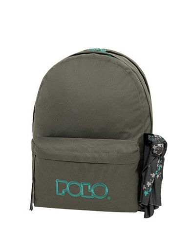 Picture of Multiple Compartment Large Olive Green Double scar
