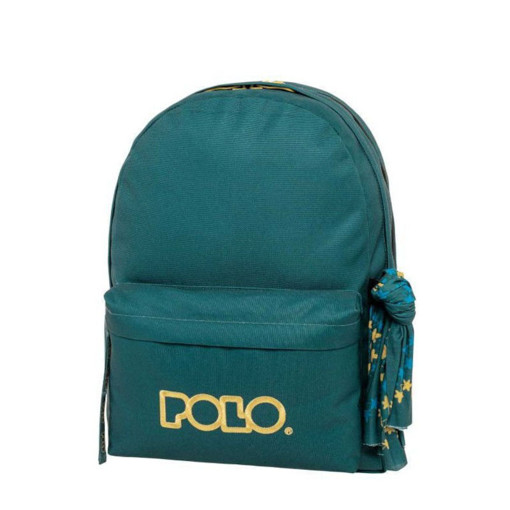 Picture of Backpack 2comp. Large Petrol Scarf Polo