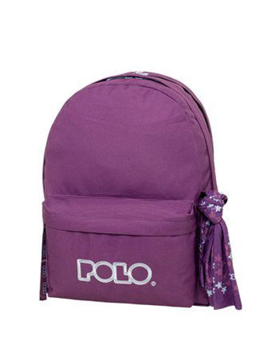 Picture of Multiple Compartment Large Violet Double scarf Pol