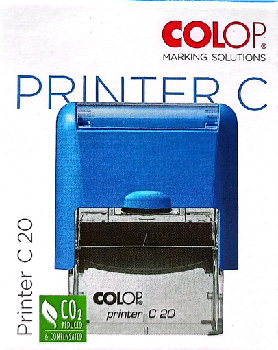 Picture of Office Stamps 14x38mm Blue Empty Colop