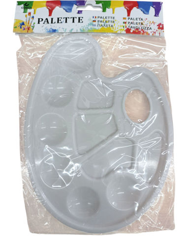 Picture of Palette 6 Parts Oval Plastic 17x23
