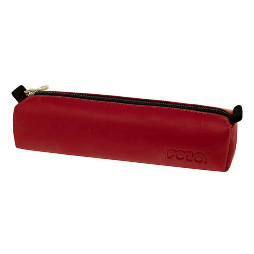 Picture of Pencil Case 1 Comp Dark Red Leather Polo