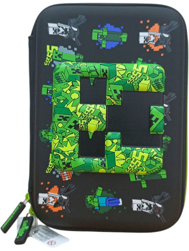 Picture of Pencil Case 1 Comp Hard Minecraft Smiggle