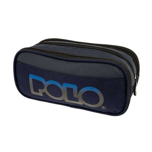 Picture of Pencil Case 2 Comp Dark blue Cryptic Polo