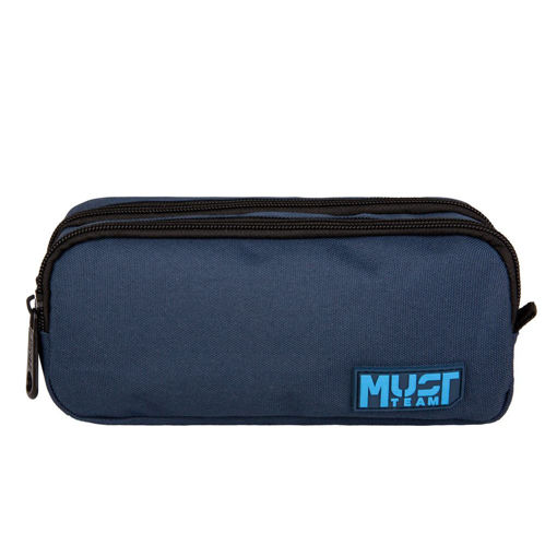 Picture of Pencil Case 2 Comp Dark blue Must