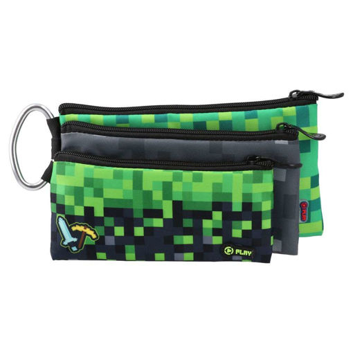 Picture of Pencil Case 3 Comp XL3 Minecraft Statovac