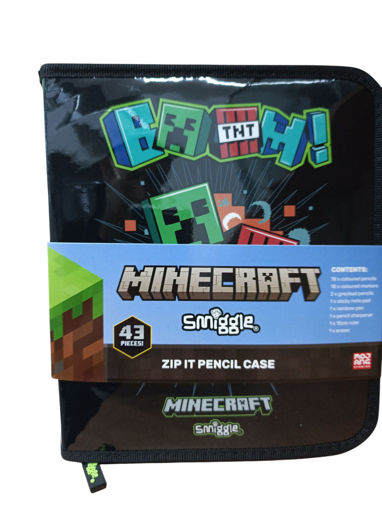 Picture of Pencil Case Full Stationary Set Minecraft Smiggle