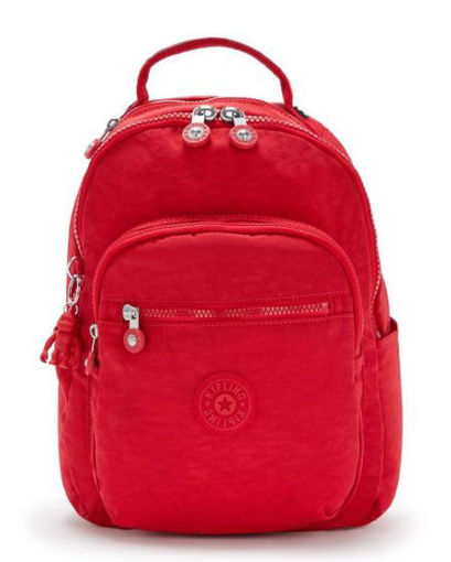 Picture of Seoul Backpack Small Red Rouge Kipling