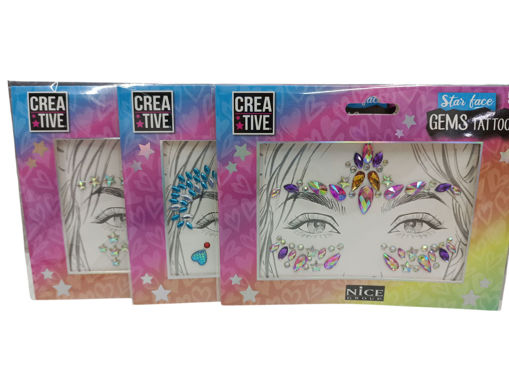 Picture of Star Face Tattoo Nice Group