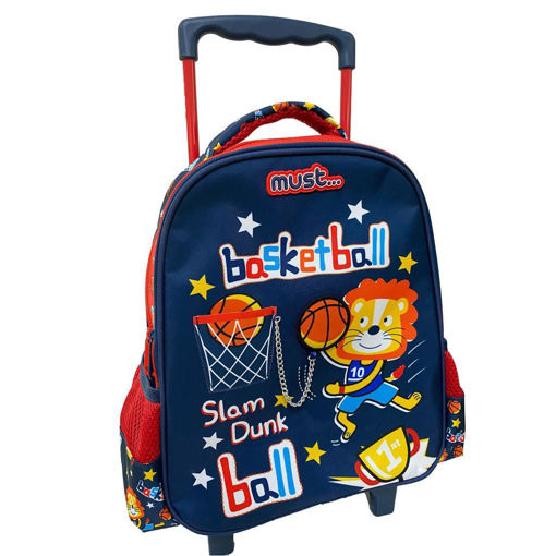 Picture of Trolley Bag Small 2Compartments Basketball Must